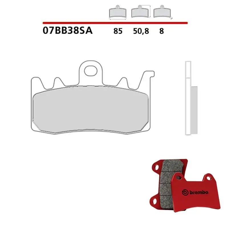Pastiglie freno anteriori Brembo per Ducati 959 Panigale 16-19 - Mescola SA sinterizzata Strada 07BB38SA