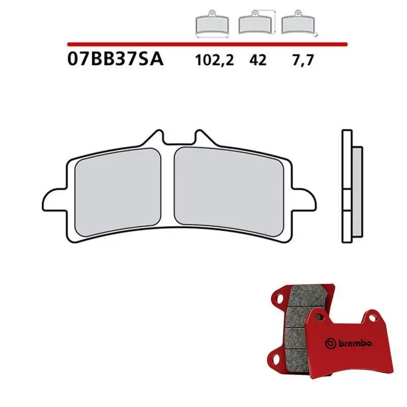Pastiglie freno anteriori Brembo per Ducati Panigale V4 S 18-24 - Mescola SA sinterizzata Strada 07BB37SA