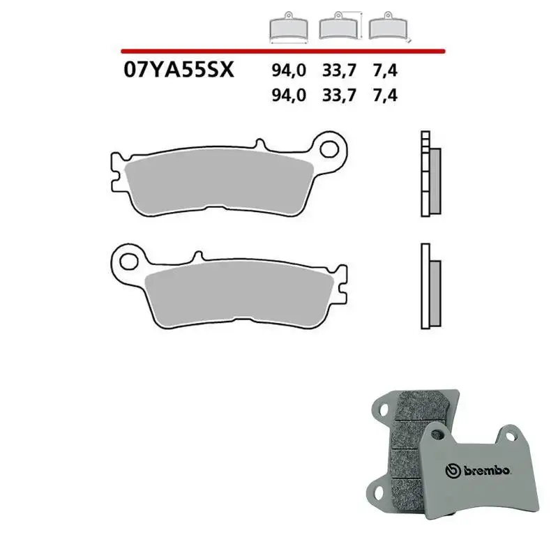 Pastiglie freno anteriori Brembo per Fantic XX 125 22-25 - Mescola SX sinterizzata 07YA55SX