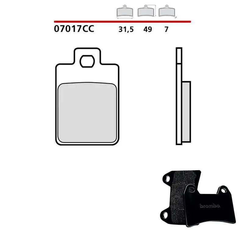 Pastiglie freno anteriori Brembo per gilera typhoon xr 50 93-96 - Mescola primo equipaggiamento Scooter 07017