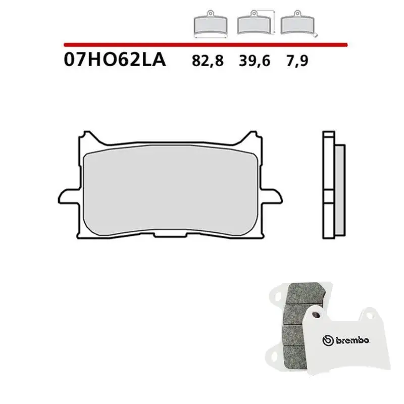 Pastiglie freno anteriori Brembo per Honda Africa Twin CRF 1000 L ABS 16-19 - Mescola LA sinterizzata Strada 07HO62LA