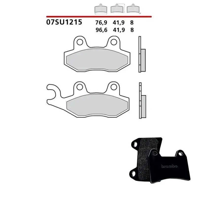 Pastiglie freno anteriori Brembo per honda ca rebel 125 95-96 - Mescola primo equipaggiamento Carbon Ceramica 07SU1215