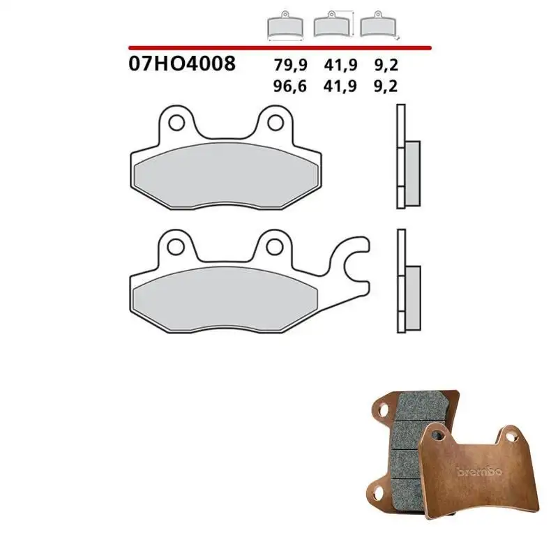 Pastiglie freno anteriori Brembo per Honda CB 125 F 15-16 - Mescola primo equipaggiamento 07HO4008