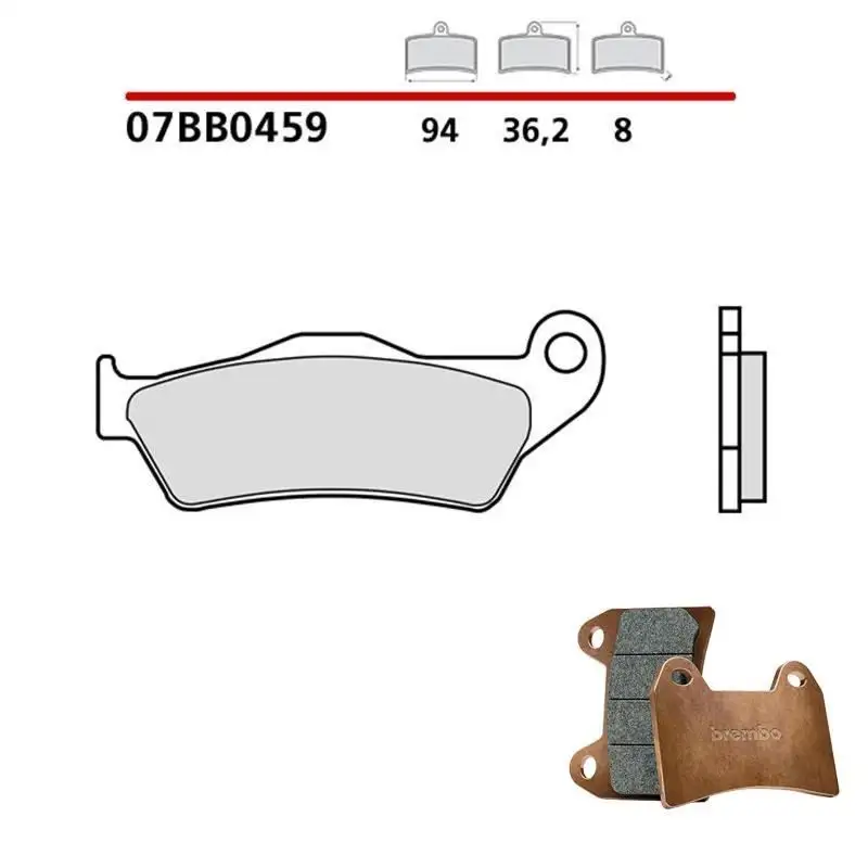 Pastiglie freno anteriori Brembo per Triumph Bonneville 1200 Bobber 21-24 - Mescola primo equipaggiamento 07BB0459