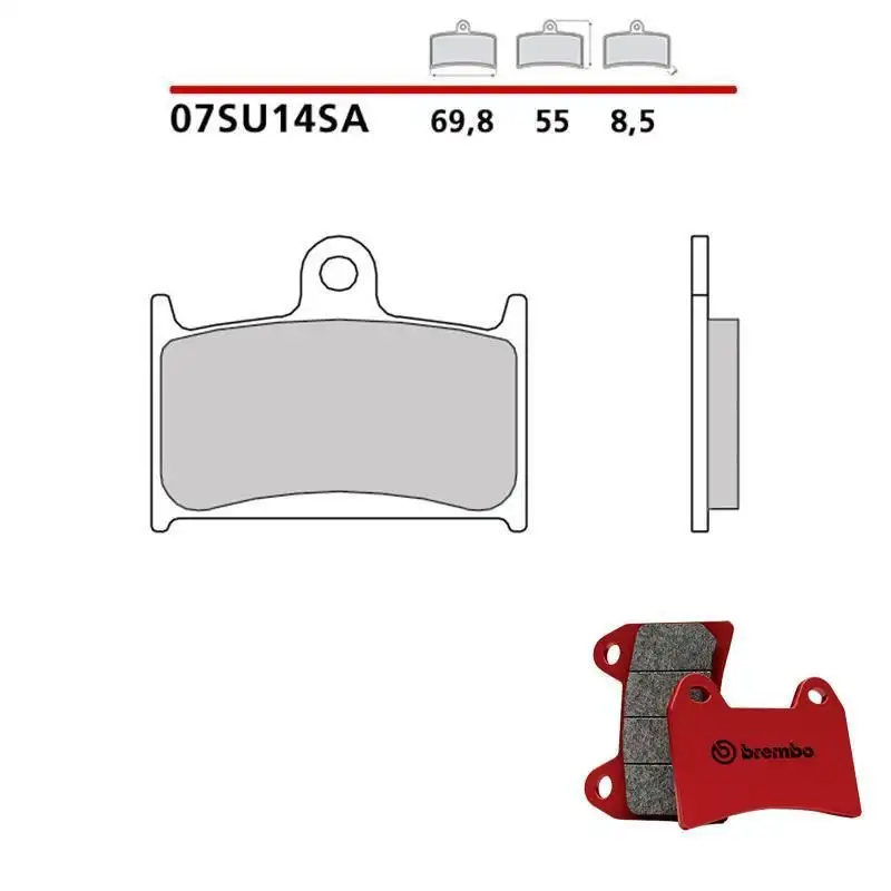 Pastiglie freno anteriori Brembo per triumph sprint i st abs 1050 11-12 - Mescola SA sinterizzata Strada 07SU14SA