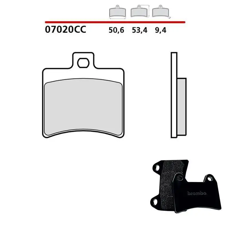 Pastiglie freno posteriori Brembo per malaguti madison r 180 2002 - Mescola primo equipaggiamento Scooter 07020