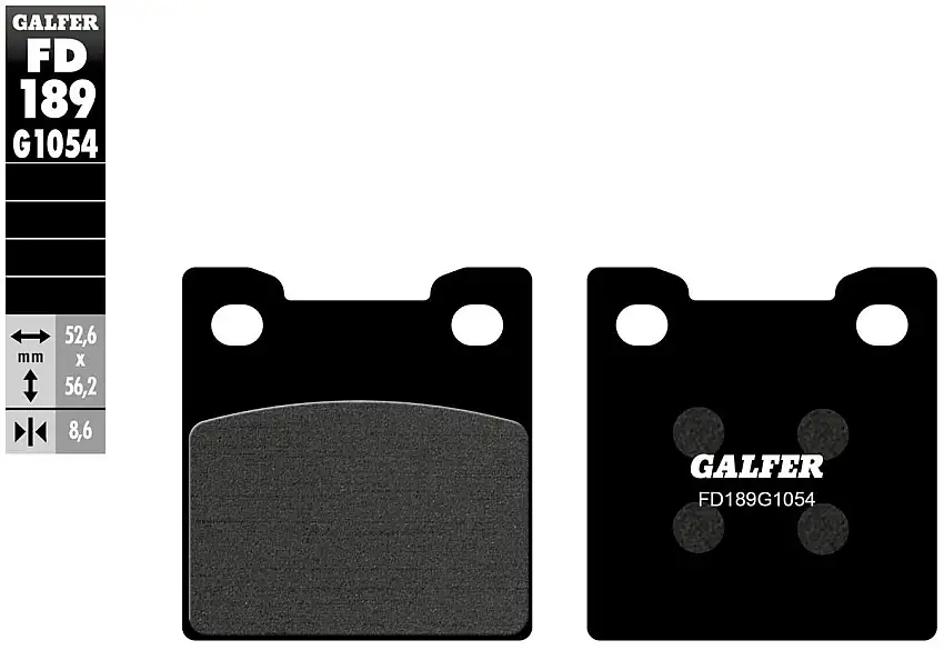 Pastiglie freno posteriori Galfer per suzuki rf 900 r 94-95 - Mescola G1054 semimetallica FD189G1054