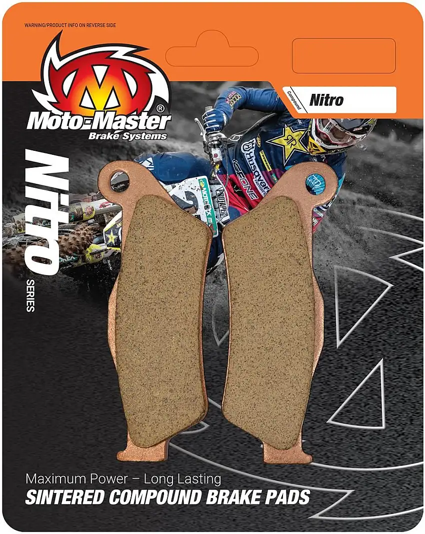 Pastiglie freno posteriori Moto Master Nitro per Husaberg FE 501 93-98 - Mescola sinterizzata offroad