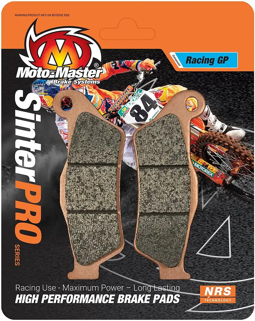 Pastiglie freno posteriori Moto Master SinterPRO Racing GP per Kawasaki KX 80 88-00 - Mescola sinterizzata racing offroad