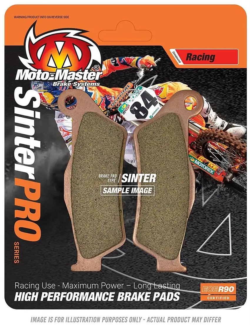 Pastiglie freno posteriori Moto Master SinterPRO Racing per TM EN 250 FI 4T 04-25 - Mescola sinterizzata racing offroad