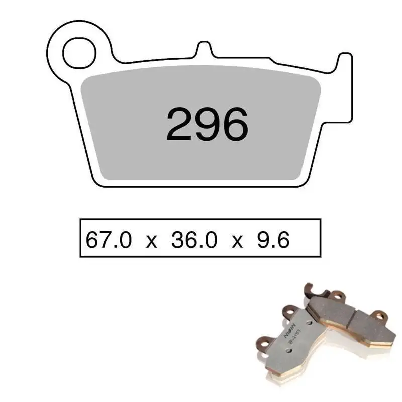 Pastiglie freno posteriori Nissin per Aprilia SXV 4.5 06-11 - Mescola Sinterizzata ST/MX 03 442P29603