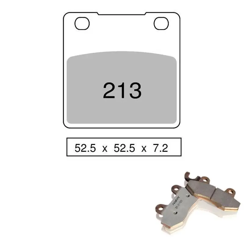 Pastiglie freno posteriori Nissin per Suzuki GSX-R 1300 Hayabusa 99-07 - Mescola Sinterizzata ST/MX 03 442P21303