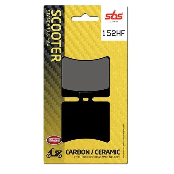 Pastiglie freno posteriori SBS per Aprilia Atlantic 300 10-12 - Mescola HF ceramica strada 152HF