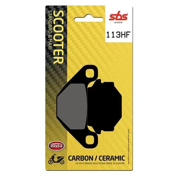 Pastiglie freno posteriori SBS per Aprilia MX 125 SM (25K) 04-06 - Mescola HF ceramica strada 113HF