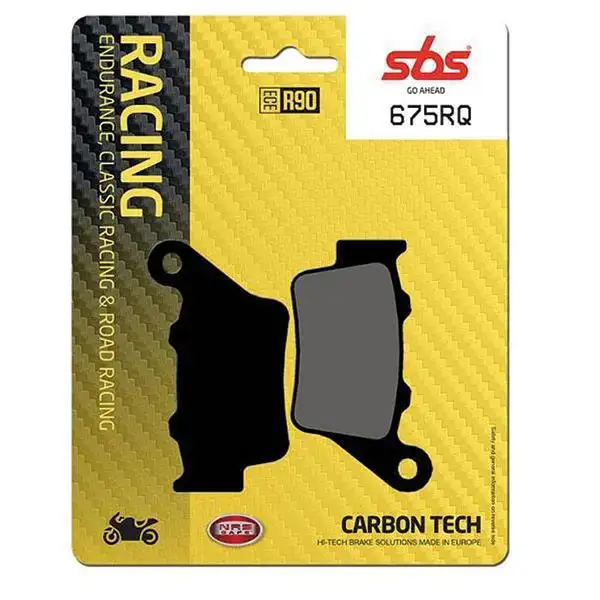 Pastiglie freno posteriori SBS per Aprilia Pegaso 650 01-04 - Mescola RQ Carbon TECH pista 675RQ