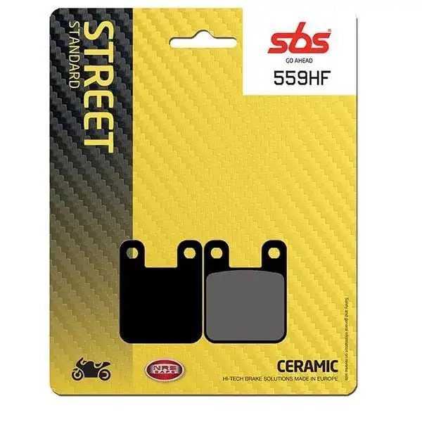 Pastiglie freno posteriori SBS per Aprilia RS 50 4T 18-19 - Mescola HF ceramica strada 559HF