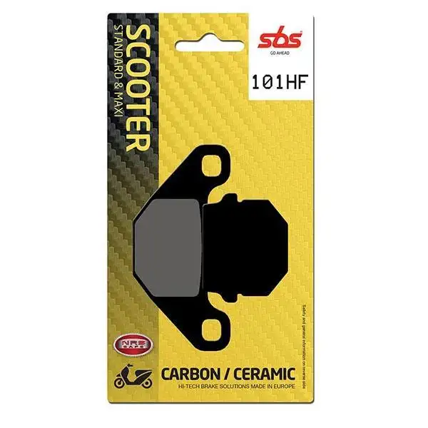 Pastiglie freno posteriori SBS per Aprilia RS4 125 ABS 17-24 - Mescola HF ceramica strada 101HF