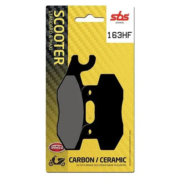 Pastiglie freno posteriori SBS per Benelli Leoncino 125 22-23 - Mescola HF ceramica strada 163HF