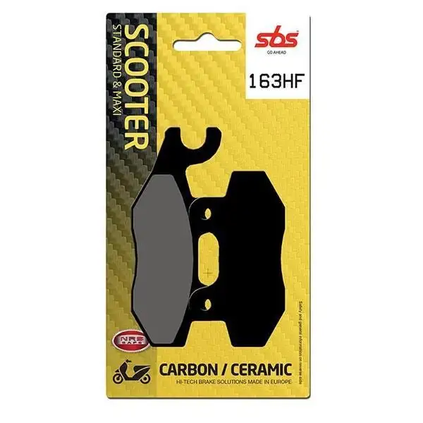 Pastiglie freno posteriori SBS per benelli macis e3 125 10-13 - Mescola HF ceramica strada 163HF