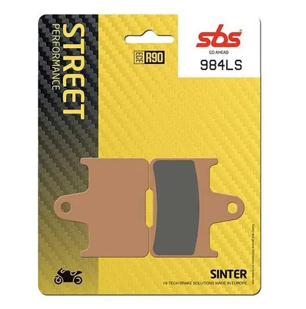 Pastiglie freno posteriori SBS per BMW M 1000 RR 21-25 - Mescola LS sinterizzata strada 984LS