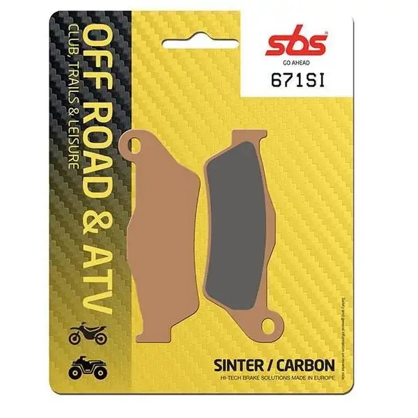 Pastiglie freno posteriori SBS per BMW R 12 S 1200 2025 - Mescola SI sinterizzata Off-road 671SI