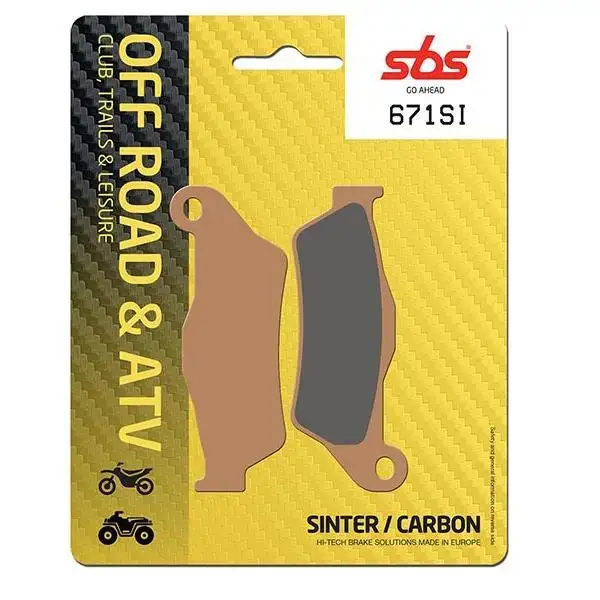 Pastiglie freno posteriori SBS per Cagiva Elefant 900 93-97 - Mescola SI sinterizzata Off-road 671SI