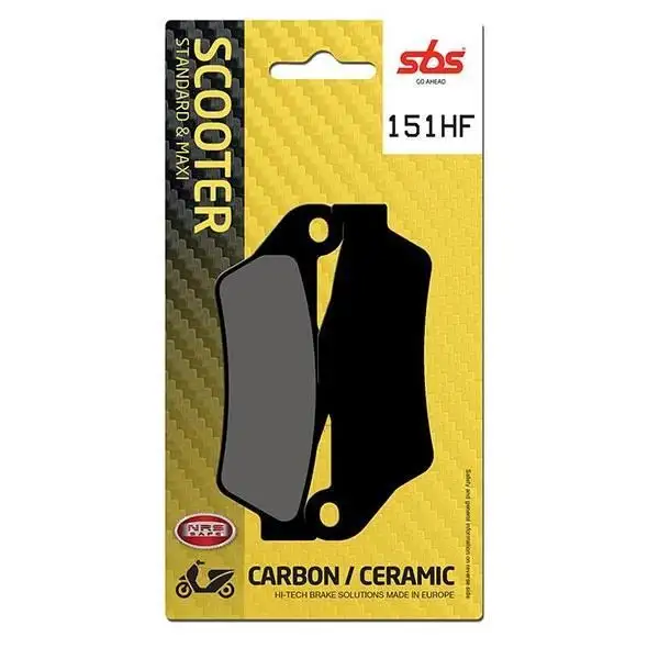Pastiglie freno posteriori SBS per CFMoto 800 MT Touring 22-25 - Mescola HF ceramica strada 151HF