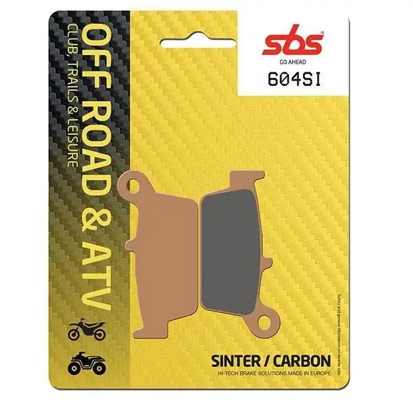 Pastiglie freno posteriori SBS per GasGas EC 250 F 10-13 - Mescola SI sinterizzata Off-road 604SI