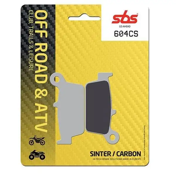 Pastiglie freno posteriori SBS per GasGas EC 450 F 12-13 - Mescola CS Carbon Off-road 604CS