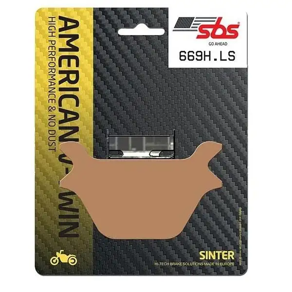 Pastiglie freno posteriori SBS per harley davidson fxrs-con low rider convertible 1340 89-94 - Mescola LS sinterizzata strada 669LS
