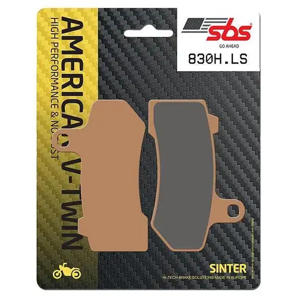 Pastiglie freno posteriori SBS per Harley Davidson V-Rod 1130 02-06 - Mescola LS sinterizzata strada 830LS