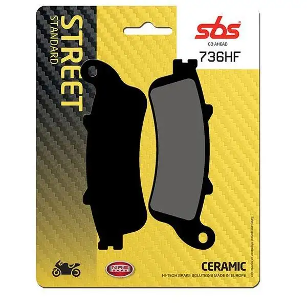 Pastiglie freno posteriori SBS per Honda CBR 1100 XX 97-07 - Mescola HF ceramica strada 736HF