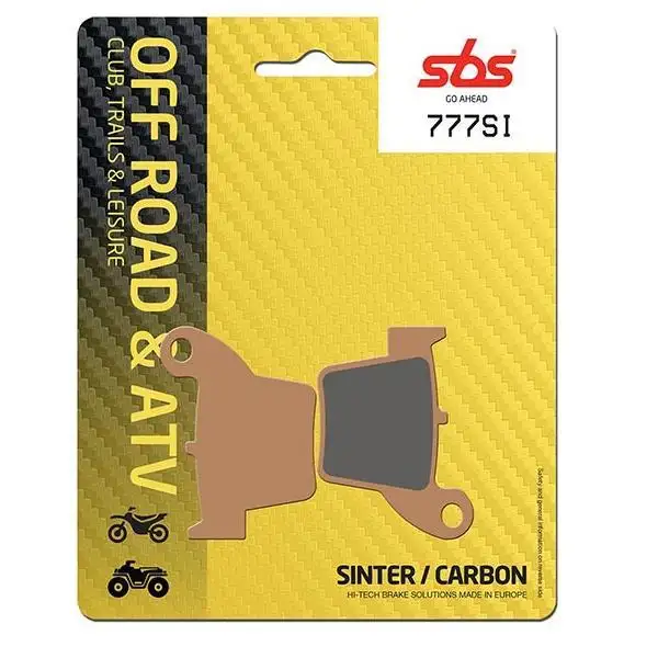 Pastiglie freno posteriori SBS per Honda CRF 250 R 04-25 - Mescola SI sinterizzata Off-road 777SI