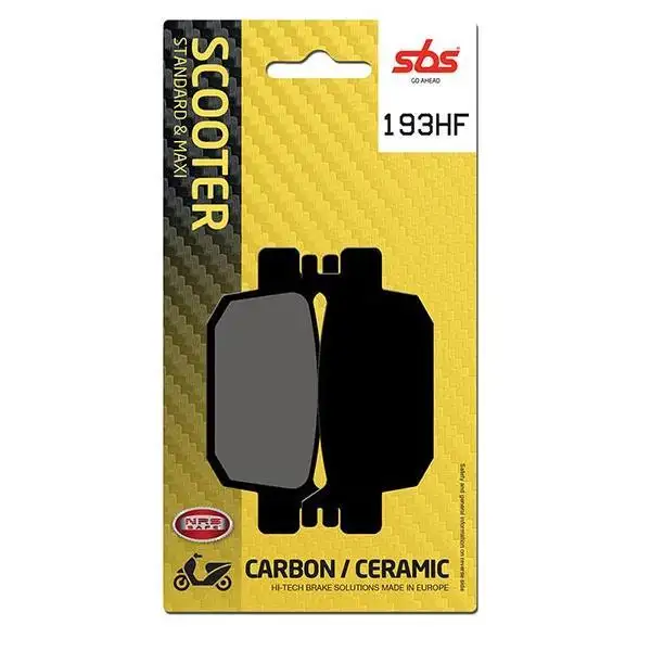 Pastiglie freno posteriori SBS per Honda Forza 300 13-17 - Mescola HF ceramica strada 193HF