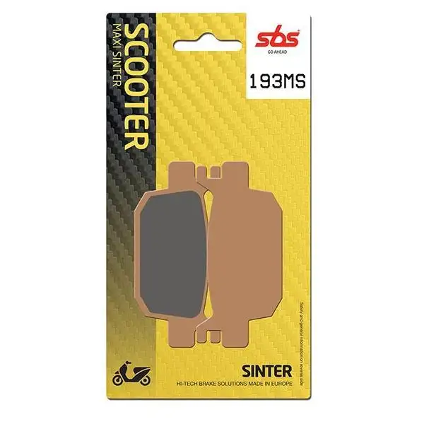 Pastiglie freno posteriori SBS per Honda Forza 300 13-17 - Mescola MS Sinterizzata Scooter 193MS