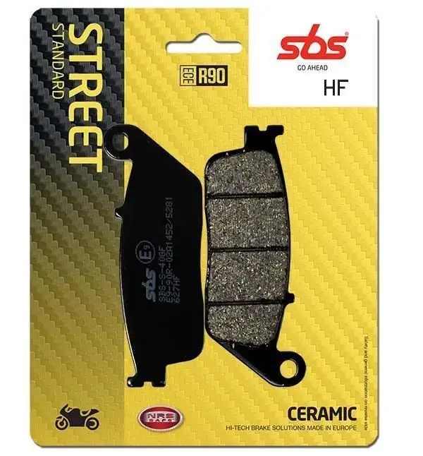 Pastiglie freno posteriori SBS per Honda NC 750 S DCT ABS 14-24 - Mescola HF ceramica strada 881HF