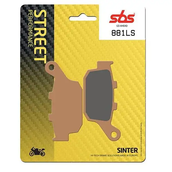 Pastiglie freno posteriori SBS per Honda NC 750 S DCT ABS 14-24 - Mescola LS sinterizzata strada 881LS