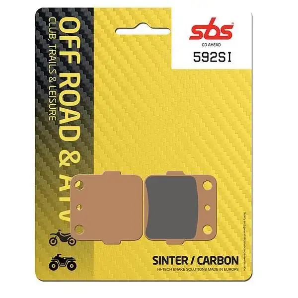 Pastiglie freno posteriori SBS per honda trx ex sportrax 300 00-09 - Mescola SI sinterizzata Off-road 592SI