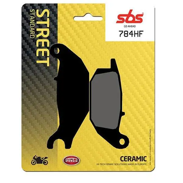 Pastiglie freno posteriori SBS per Honda Varadero XL 125 V 01-11 - Mescola HF ceramica strada 784HF