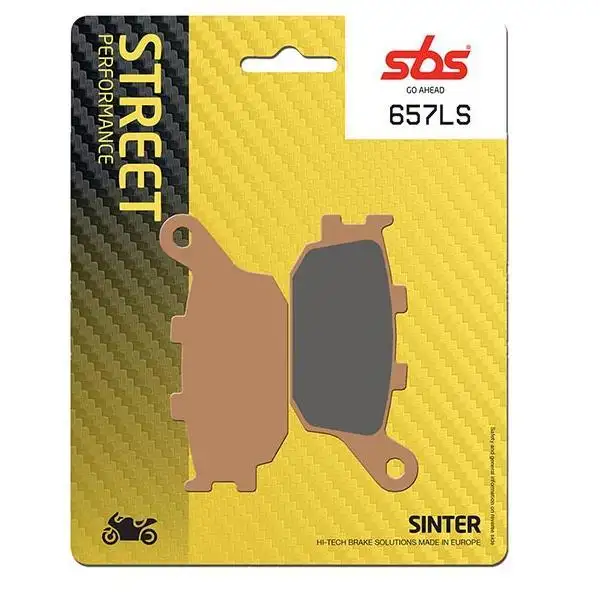 Pastiglie freno posteriori SBS per Honda VT C2 Shadow 1100 95-07 - Mescola LS sinterizzata strada 657LS