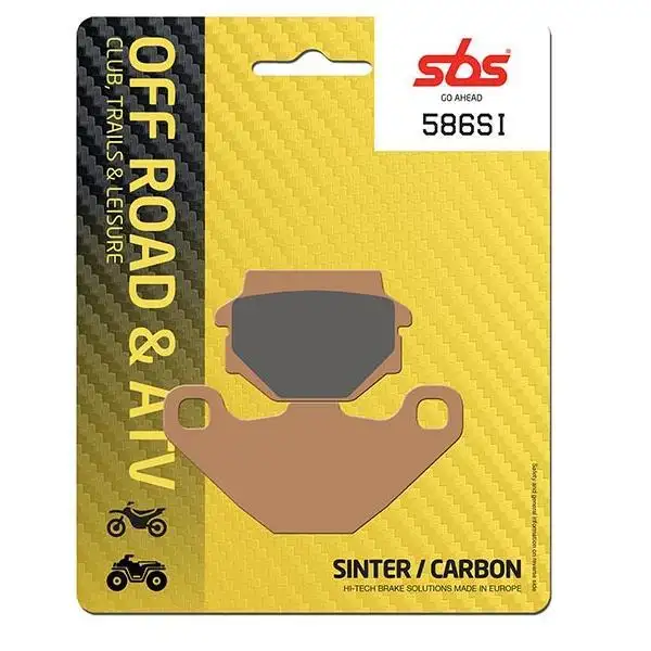 Pastiglie freno posteriori SBS per Husaberg FE 400 E 96-98 - Mescola SI sinterizzata Off-road 586SI