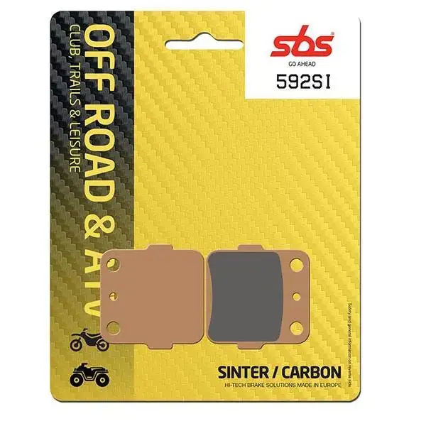 Pastiglie freno posteriori SBS per Husqvarna CR 360 92-94 - Mescola SI sinterizzata Off-road 592SI