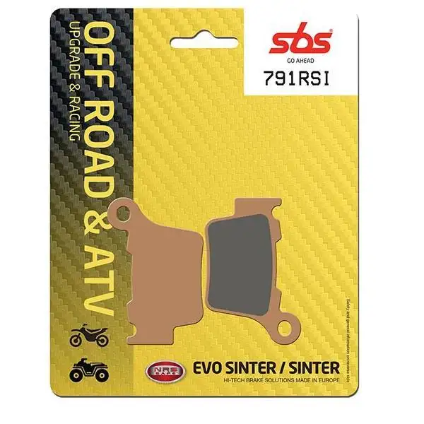 Pastiglie freno posteriori SBS per Husqvarna TE 125 14-16 - Mescola RSI sinterizzata Off-road 791RSI