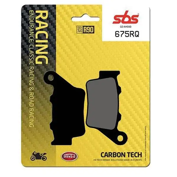 Pastiglie freno posteriori SBS per husqvarna te 410 95-00 - Mescola RQ Carbon TECH pista 675RQ