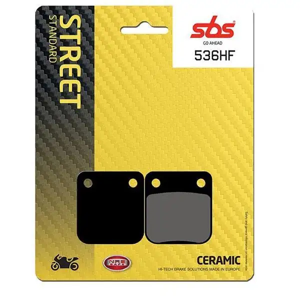 Pastiglie freno posteriori SBS per Kawasaki KLX 125 10-13 - Mescola HF ceramica strada 536HF