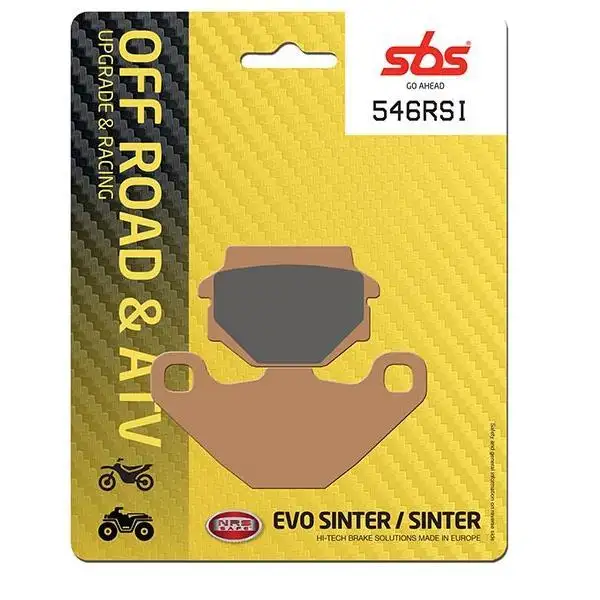Pastiglie freno posteriori SBS per Kawasaki KX 500 87-88 - Mescola RSI sinterizzata Off-road 546RSI