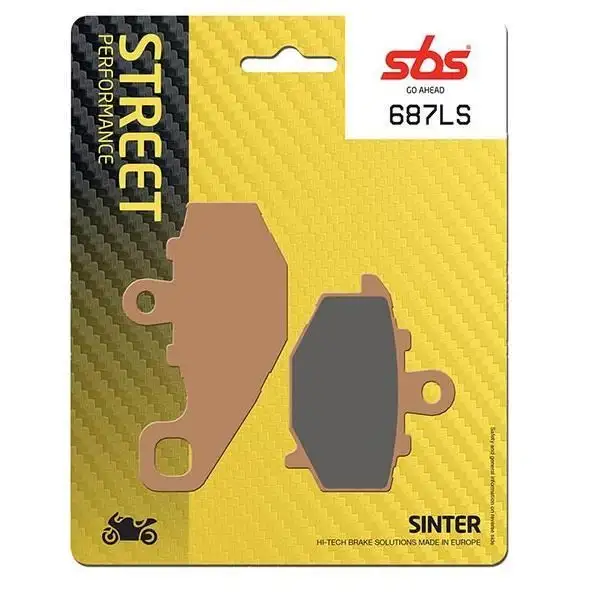 Pastiglie freno posteriori SBS per Kawasaki Ninja 1100 SX SE 2025 - Mescola LS sinterizzata strada 687LS