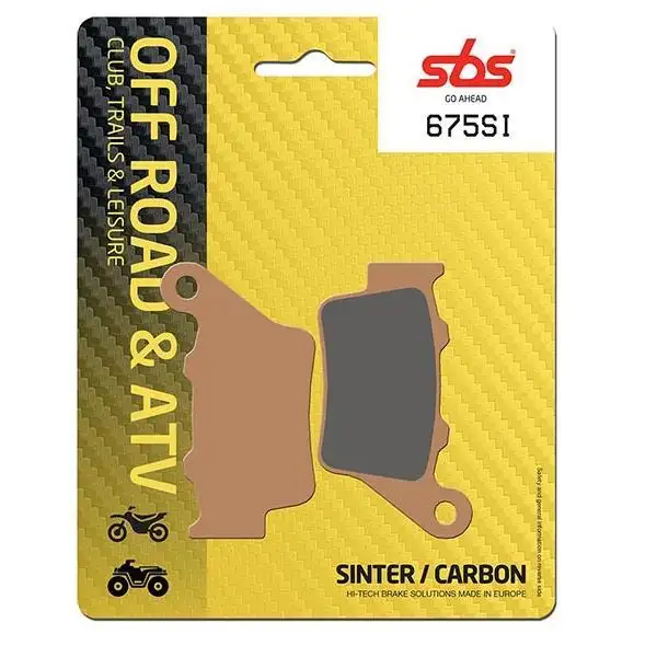 Pastiglie freno posteriori SBS per KTM 525 EXC 03-07 - Mescola SI sinterizzata Off-road 675SI