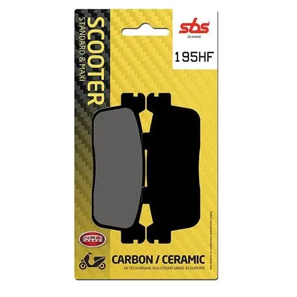 Pastiglie freno posteriori SBS per kymco dtx 360 e5 300 21-24 - Mescola HF ceramica strada 195HF