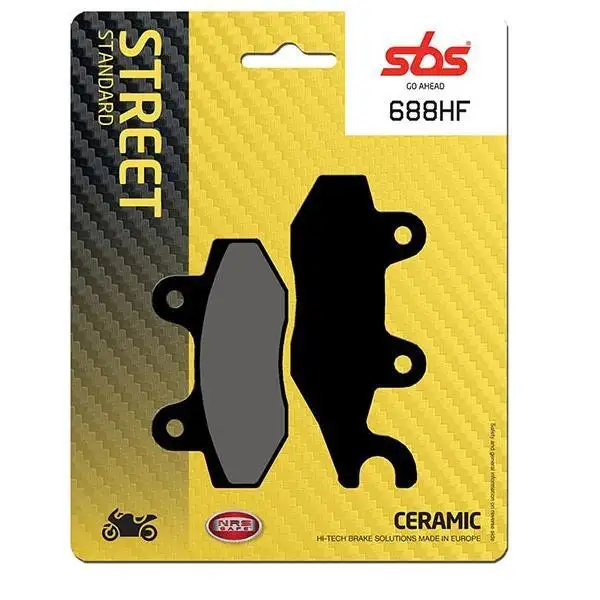 Pastiglie freno posteriori SBS per Kymco Grand Dink 125 08-11 - Mescola HF ceramica strada 688HF